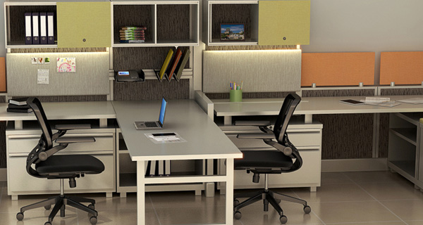 open plan office furniture
