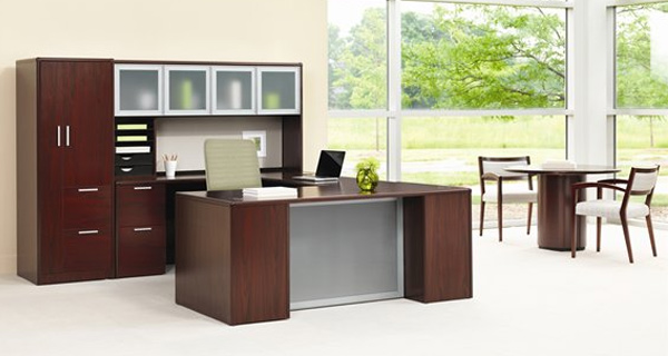 wood executive desk