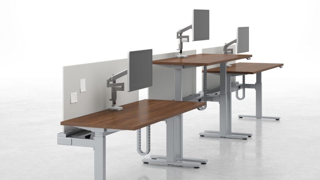 alloy height adjustable desk kimball