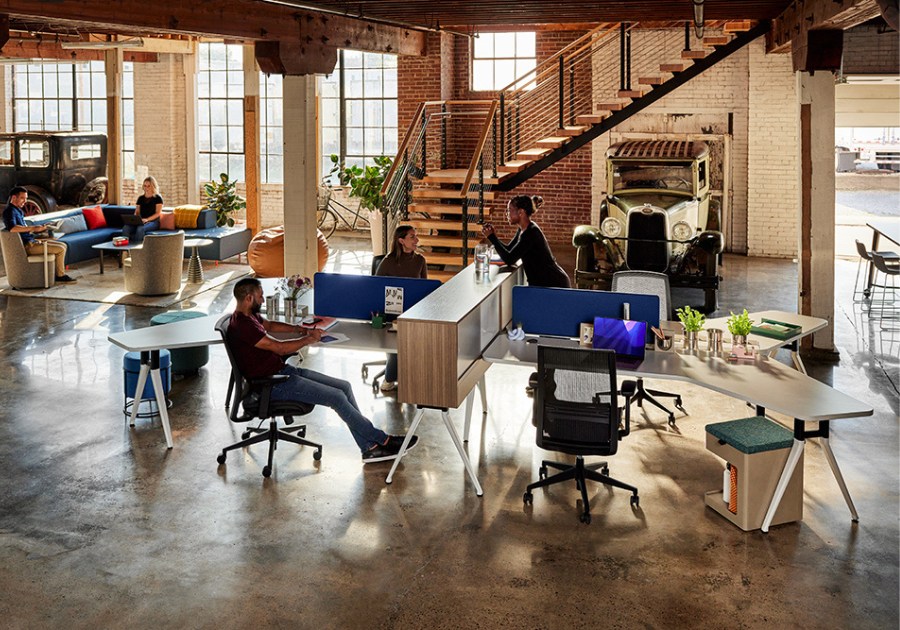 collaborative open office - national office furniture