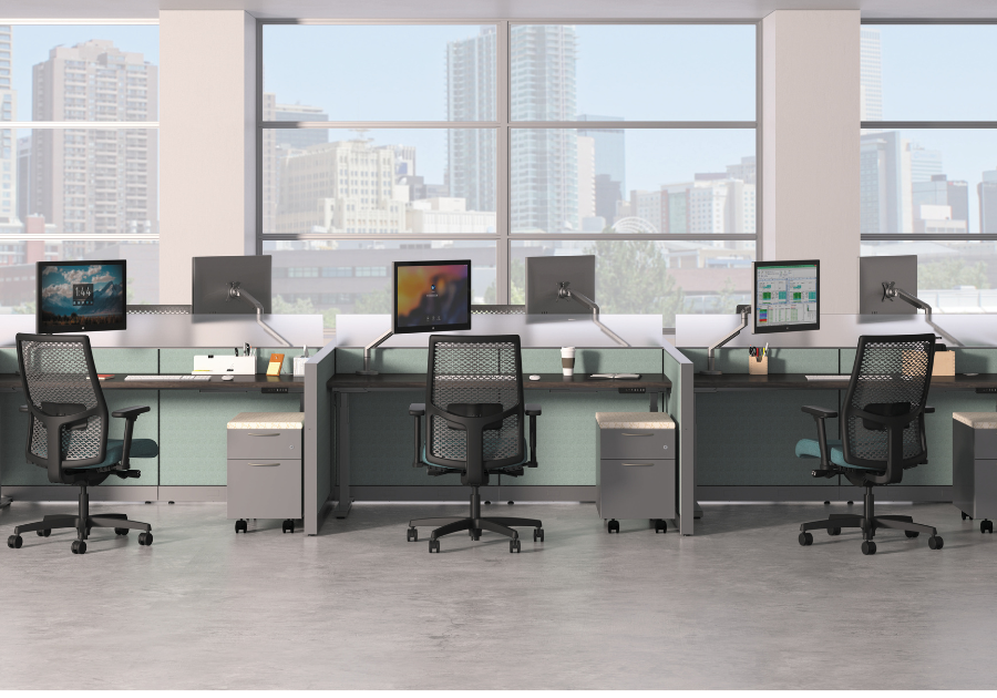 hon office cubicles desks